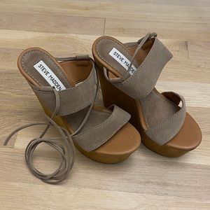 Steve Madden Lace Up Wedges